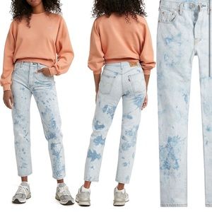 Levi’s Women’s Original 501 Tie Dye Jeans (Size 28)
